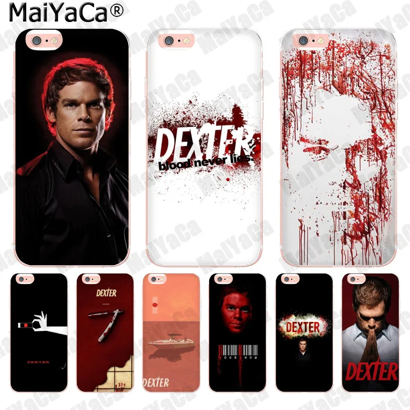 

MaiYaCa TV Show Dexter Morgan Newest Fashion Luxury phone case for Apple iPhone 8 7 6 6S Plus X 5 5S SE XS XR XS MAX Cover