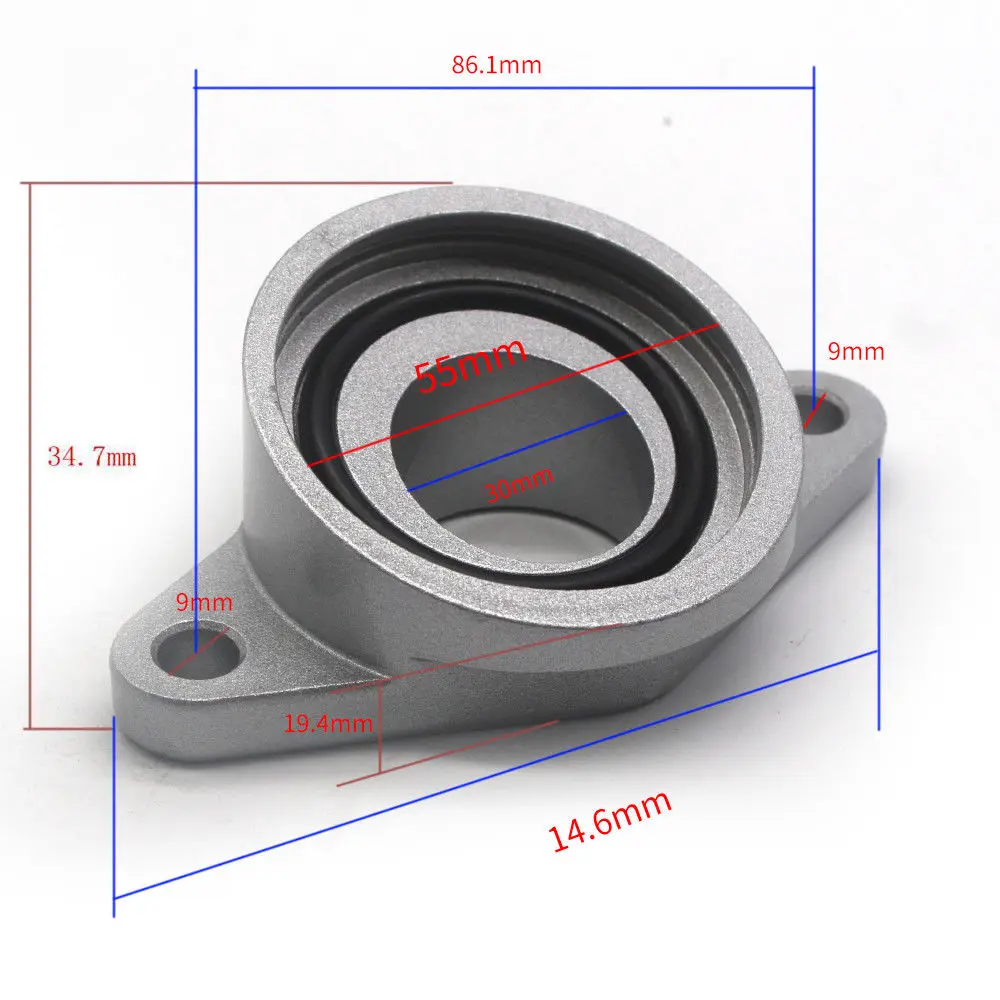 SQV SSQV Dump Valve Adapter Flange BOV Blow Off Fits Nissan Skyline R32 R33 R34