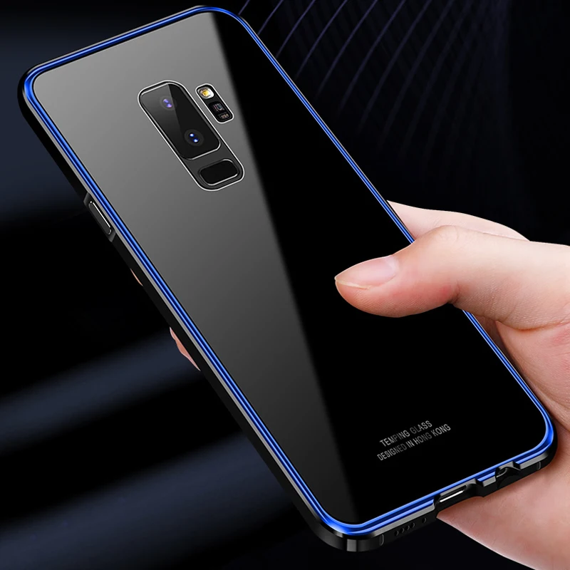 Ascromy-Metal-Bumper-Frame-Tempered-Glass-Back-Cover-Case-For-Samsung-Galaxy-S9-Plus-S9Plus-Phone-Protection-Fundas-Accessories (26)