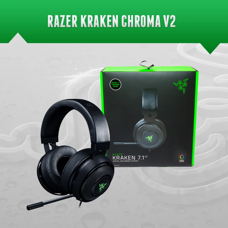 Razer kraken 7.1 v2 gaming hedset, usb, synapse 2.0, novo, rápido e frete  grátis|gaming hedset|razer brandhedset gaming - AliExpress