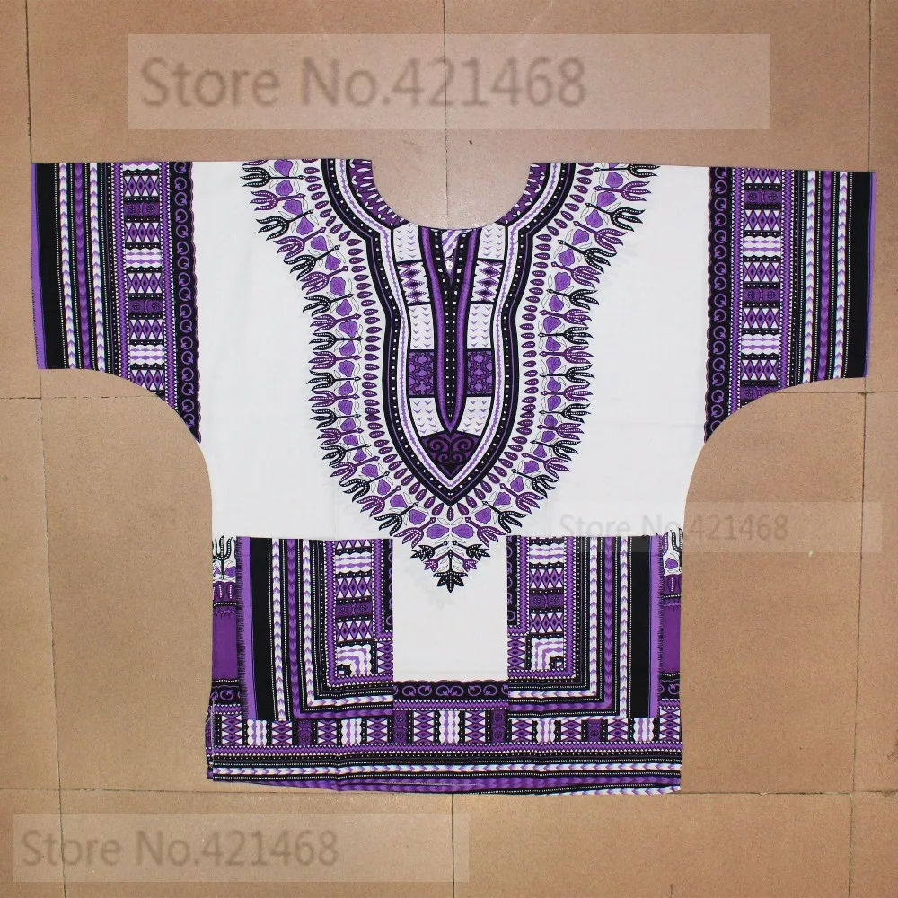 (Fast shipping) New fashion design african traditional printed 100% cotton Dashiki T-shirts for unisex (MADE IN THAILAND) african suit