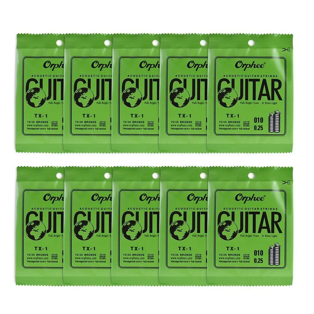 100pcs Orphee Tx6201 Highcarbon Steel Core Single 1st Estring