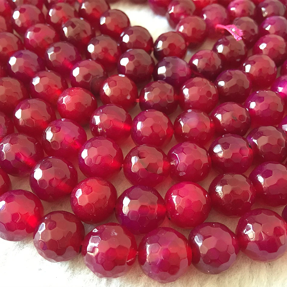 

Natural dark red garnet carnelian agat stone 4mm 6mm 8mm 10mm 12mm round loose beads High-grade Jewelry making 15 inches GS404