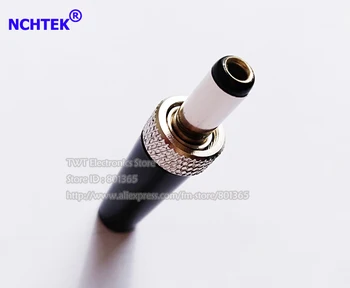 

NCHTEK Lockable DC 5.5x2.5mm Power Male Plug Socket Adapter Connector With Screw Nut Locking For Cable/Free Shipping/20PCS