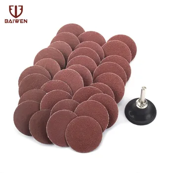 

60-120 Grit 2" Roloc Sanding Disc Roll Lock Type polishing disc Use to sand cut clean and finish on metals Abrasive Tool 25pac
