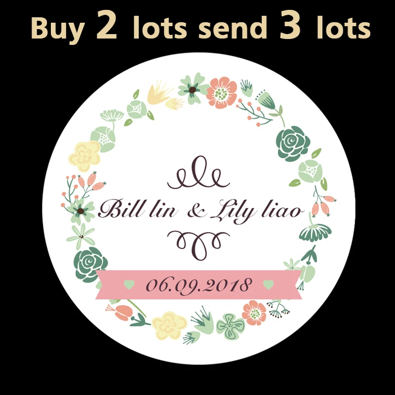 Party Favors Labels Personalized Wedding Stickers custom Candy Stickers
