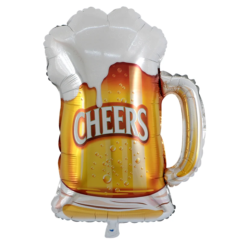 

1pcs 28 inch Cheers Beer Mug Balloon Kids Toys Cheers Party Decorations Beer Helium Balloon