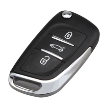 3 Button Modified Flip Folding Key Fob Shell For Citroen C2 C3 C4 Coupe VTR Berlingo C6 C8 Uncut Blade Remote Car Key Case Shell