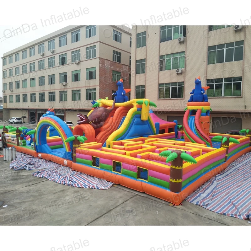 inflatable bouncer slide fun city castle(62)