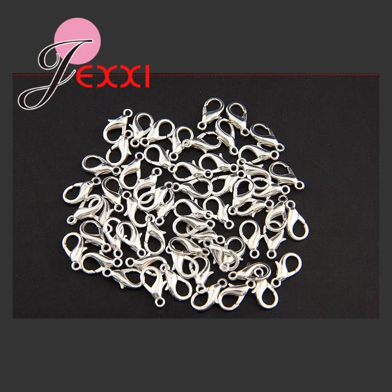 

Jexxi Making Jewelry Accessories DIY Earrings For Women 50Pcs/Lot 925 Sliver Round Spring Jewelry For Women DIY Earrings