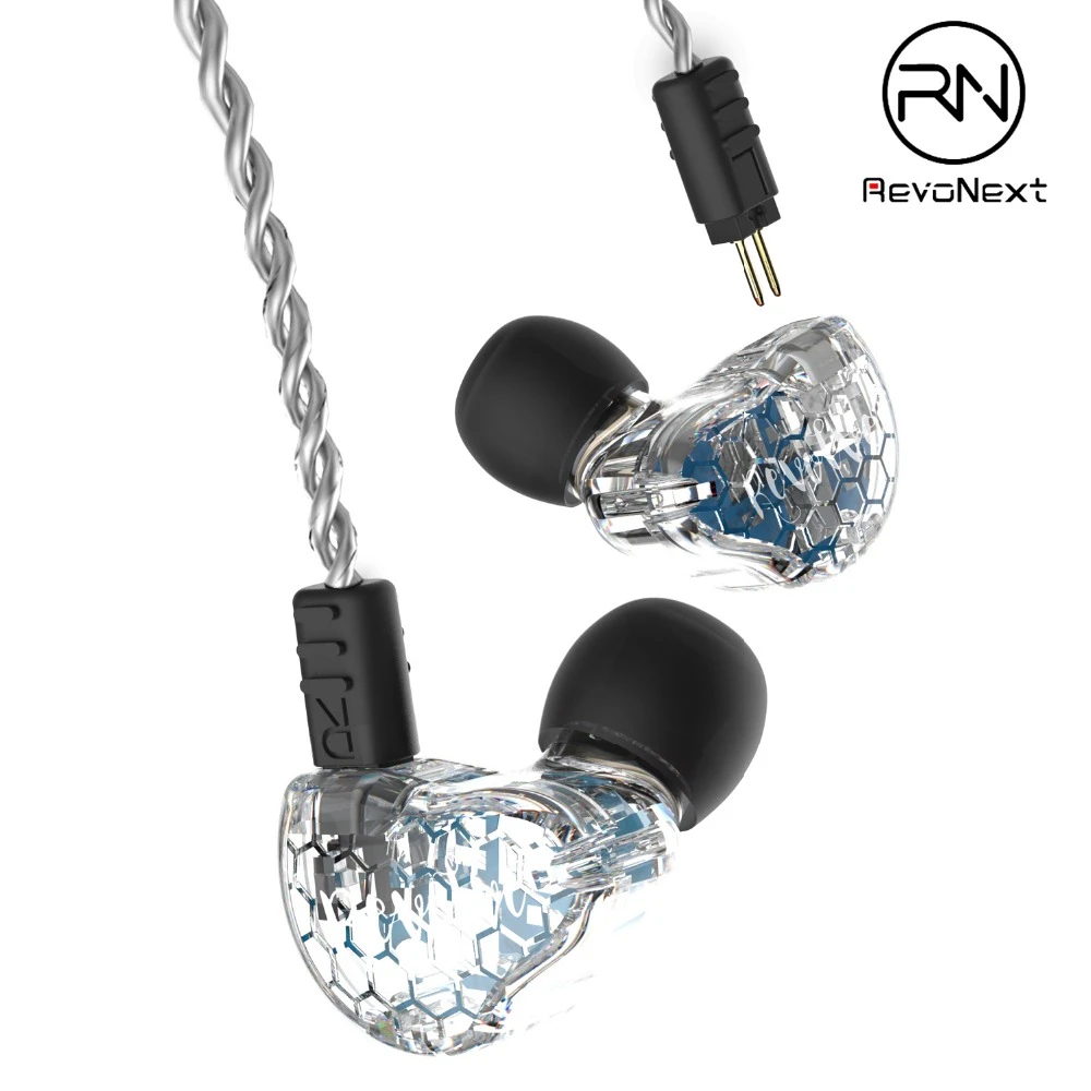 

Revonext RX8S 1DD+2BA Hybrid In Ear HIFI Headphone DJ Monitor Headset Running Sport Earphone Earplug Earbud Upgraded RX8