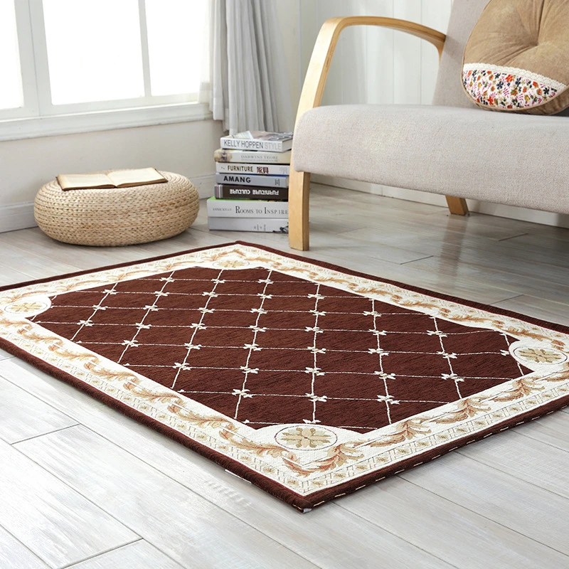 beibehang European-style living room interior carpet High-end bedroom bedside floor mat table mat rectangular home sofa mat beibehang European-style living room interior carpet High-end bedroom bedside floor mat table mat rectangular home sofa mat