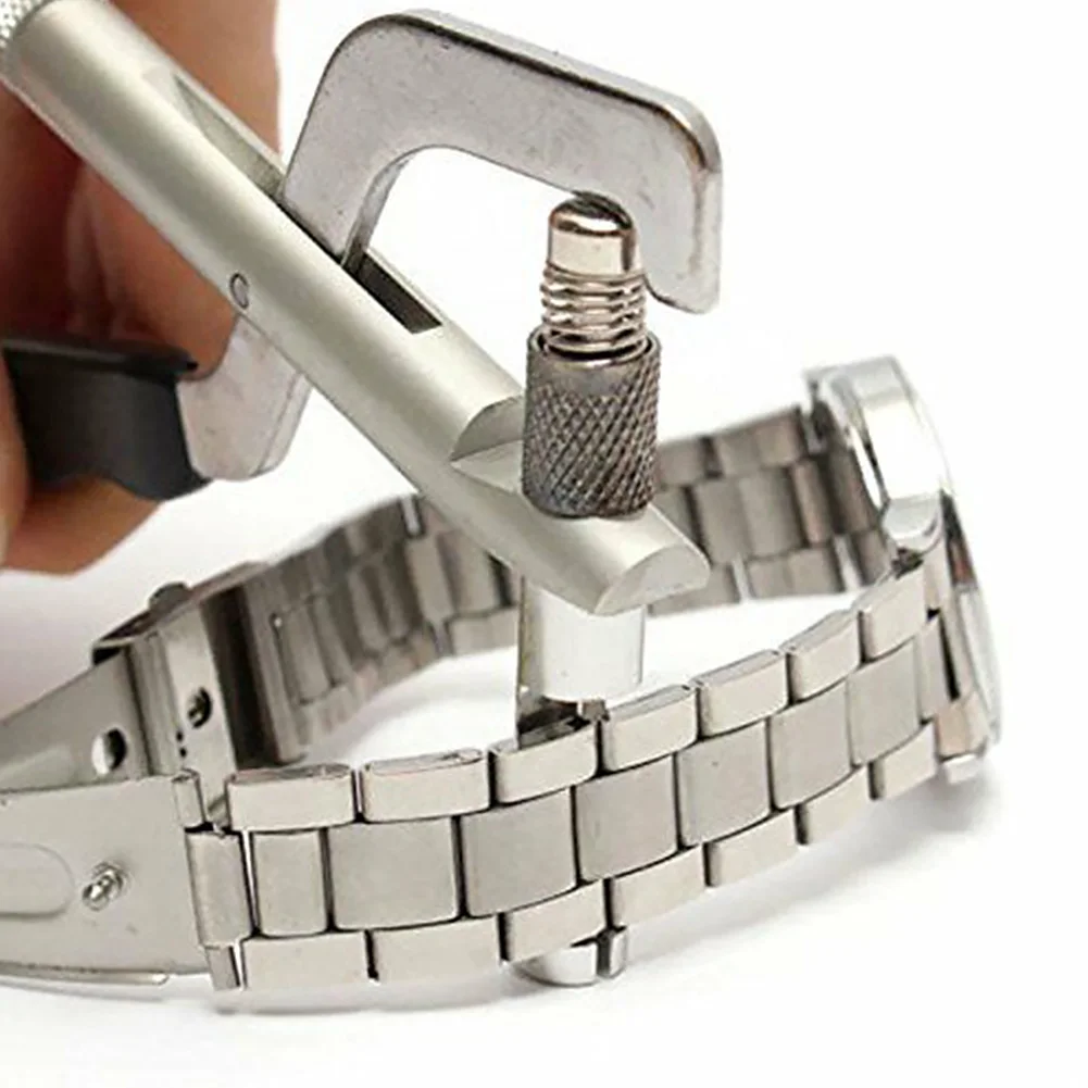 

Manual Adjusting Link Professional Metal Spare Home Use With Pins Tools For Watchmaker Small Watchband Removal Kits DIY Durable