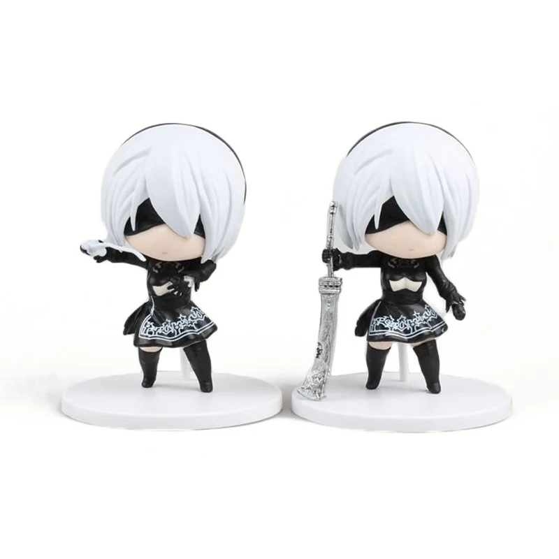 NieR: автоматы 2B YoRHa № 2 Тип B Yorha статическое Искусство ПВХ фигурка Q версия