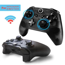 Для N-Switch контроллер заряжаемый Bluetooth беспроводной Pro игровой контроллер игровой коврик Joy pad расстояние 8 м большой аккумулятор