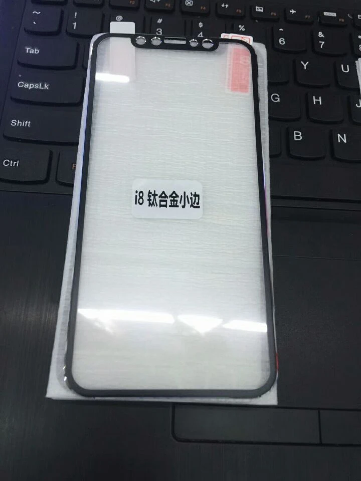 Закаленное стекло для iPhone 6 6s 7 8 Plus X 2.5D с изогнутыми краями пленка полным