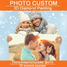3D DIY фото на заказ Алмазная картина Картина круглые стразы Алмазная вышивка ткань рукоделие вышивка крестом 5D Мозаика Декор