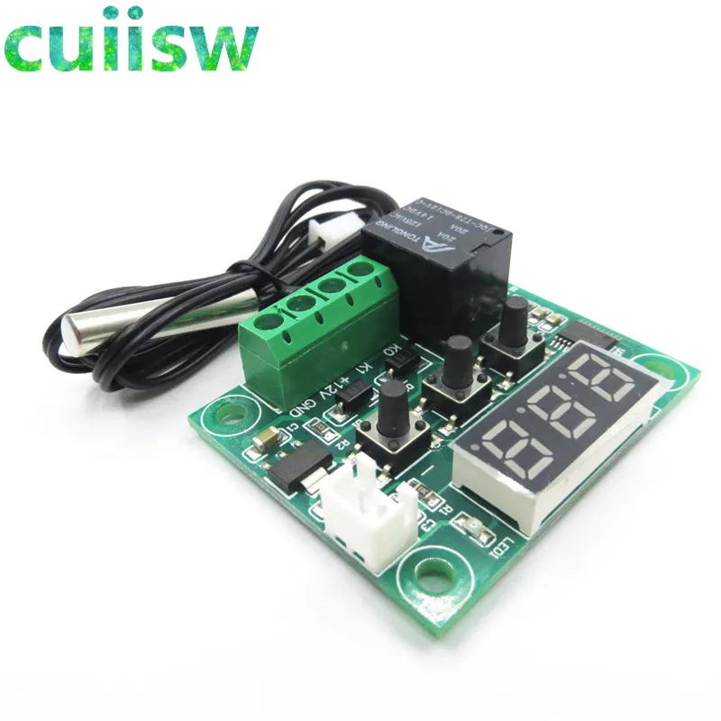 

W1209 -50-100C DC 12V digital temperature controllear thermostat temperature control thermostat switch plate W1209 case