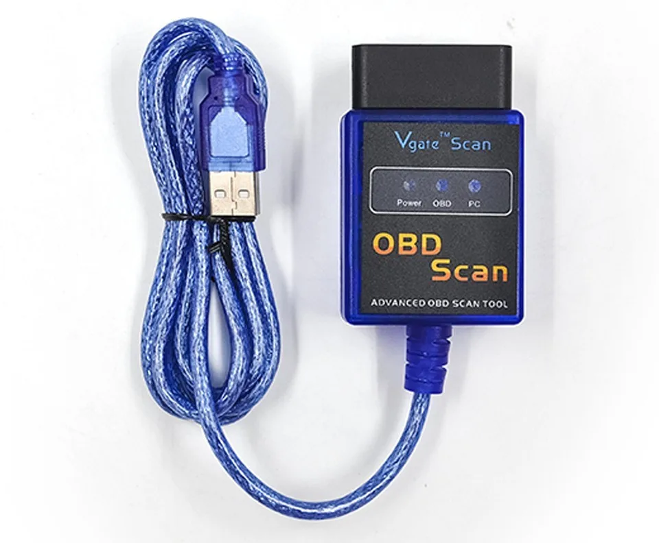 Vgate Scan USB ELM327 OBD2 OBD 2 OBD Scan USB интерфейсный кабель автомобильный ECU диагностический инструмент сканер автомобильный код считыватель и сканирующие инструменты