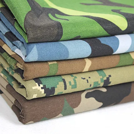 

Army Military Camouflage Polyester Cotton Blend Ripstop Fabric Sleeping bags, jacket liners Outdoor Fabric 1.5*3meter