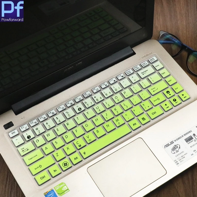 14 дюймовый чехол для клавиатуры ноутбука Защитная пленка Asus A45V K45V K45VD A85V K45VM N46 X42J