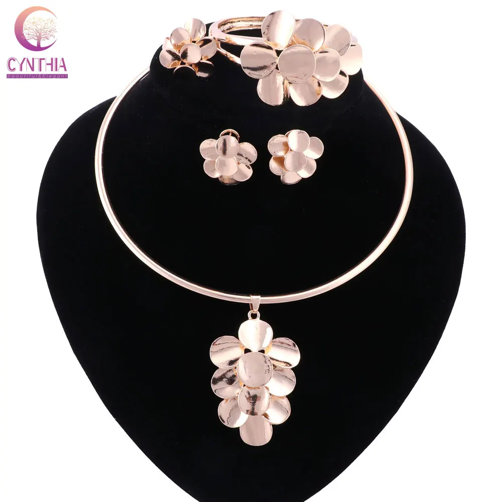 

Top Quality Fashion African Jewelry Sets African Costume Big Jewelry Set Women's Necklace Wedding Jewelry Accessories