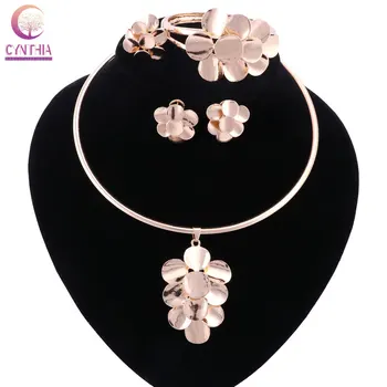 

Top Quality Fashion African Jewelry Sets African Costume Big Jewelry Set Women's Necklace Wedding Jewelry Accessories