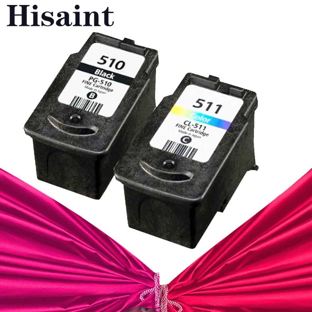 Hisaint PG510 CL511 совместимый чернильный картридж PG 510 CL 511 для Canon Pixma IP2700 MP240 MP250 MP260 MP270 MP280 MP480 принтер