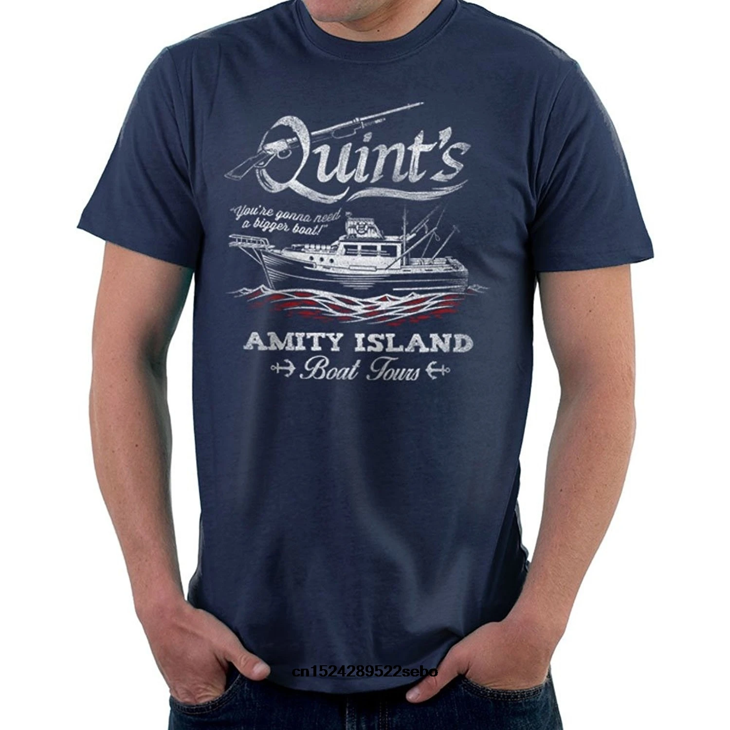 Удобные куинты Amity Island лодочные туры челюсти Мужская модная футболка жизнь wo