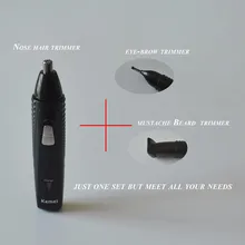 3 в 1 Электрический триммер для носа перезаряжаемый уход для лица для женщин борода бритва для носа и уха для мужчин уха носовой фреза