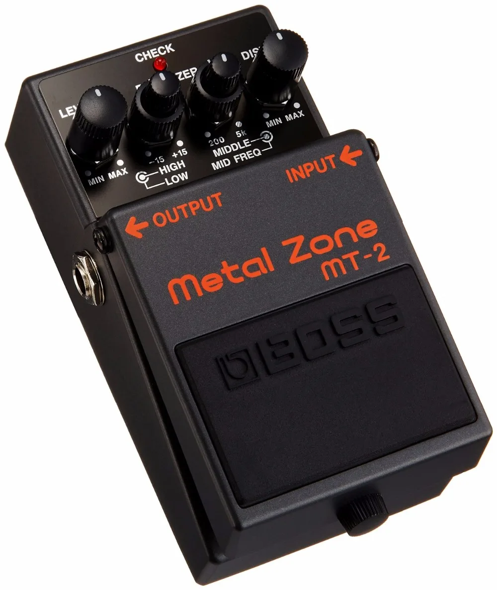 

Boss Audio MT-2 Metal Zone Effects Pedal, Distortion Stompbox with 3-band EQ