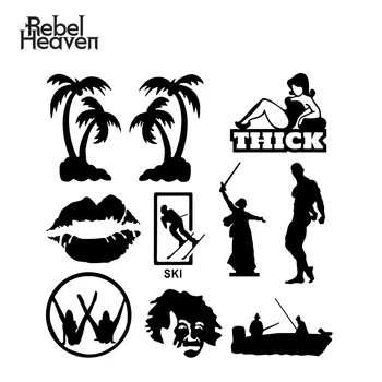 

Rebel Heaven Funny Sexy Women Legs Lips Palm Tree Car Sticker Decal Accessories Car Styling Racing Drift Vinyl JDM Auto Window