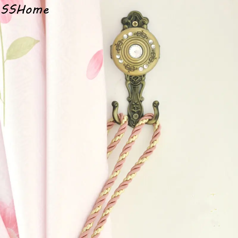 High quality curtain accessories crystal peg curtain wall hookin