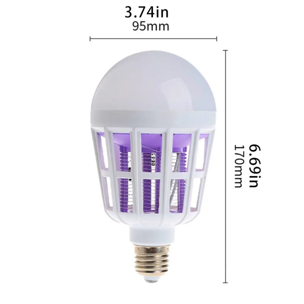 Лампа от комаров для дома, светодиодная лампа от комаров 9 Вт 15 Вт, Энергосберегающая светодиодная лампа от комаров E27, антимоскитная лампа