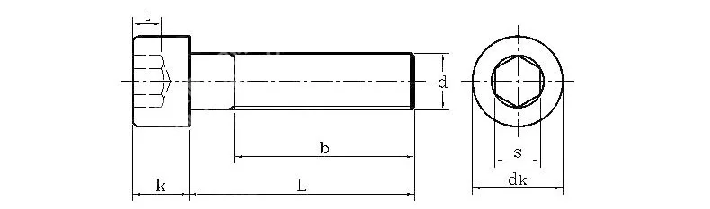 DIN912 304 hex cap screw  000