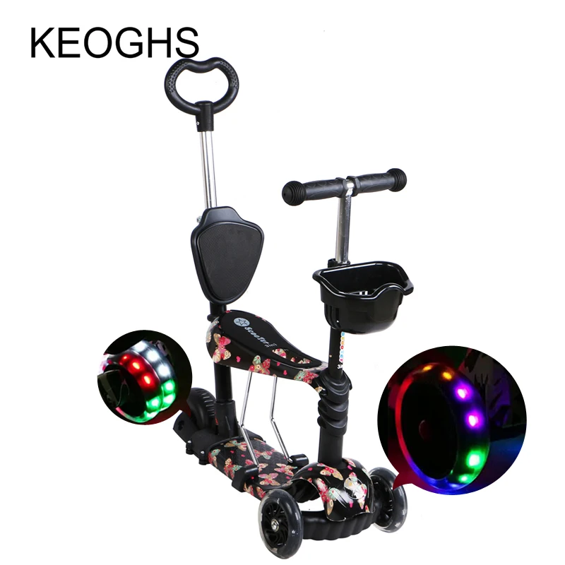 Children baby kid scooter 5in1 PU 3wheels Flashing Multi-funcSwing Car Lifting 2-15 Years Old Baby Stroller Ride Bike Vehicle Children baby kid scooter 5in1 PU 3wheels Flashing Multi-funcSwing Car Lifting 2-15 Years Old Baby Stroller Ride Bike Vehicle