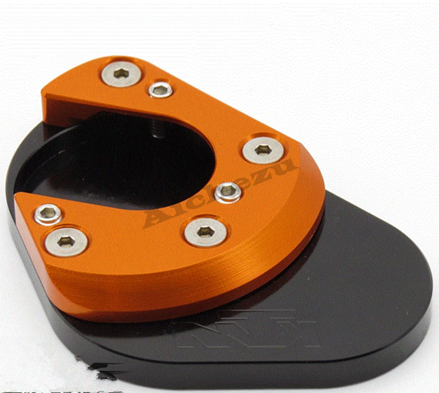 ACZ Motorcycle Stand Enlarger extensions Pads CNC Side Stand Enlarger