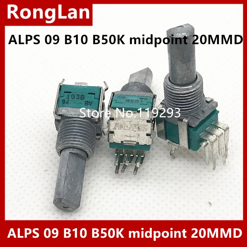[BELLA]09 type original Japanese ALPS potentiometer 103B B10K B50K double axle 20MM of the