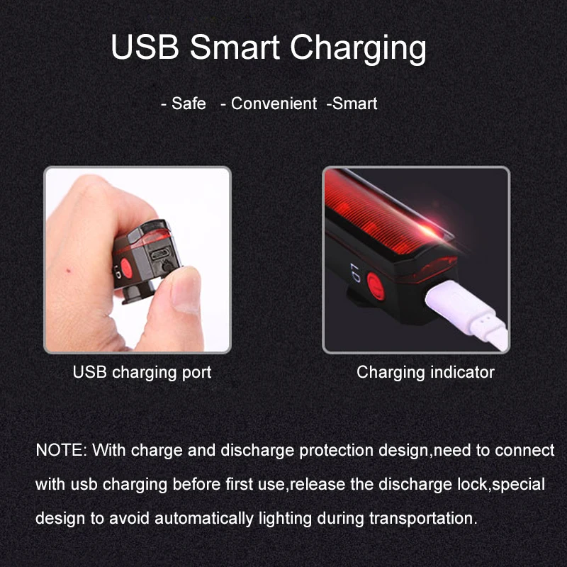 MTB лазерный задний фонарь для велосипеда с возможностью светильник супер яркий USB Батарея Перезаряжаемые Водонепроницаемый велосипед задний Flasing светильник