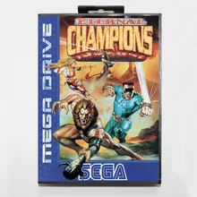 Eternal чемпионы 16 бит игра sega Mega Drive карта с розничной коробкой для sega Mega Drive для Genesis