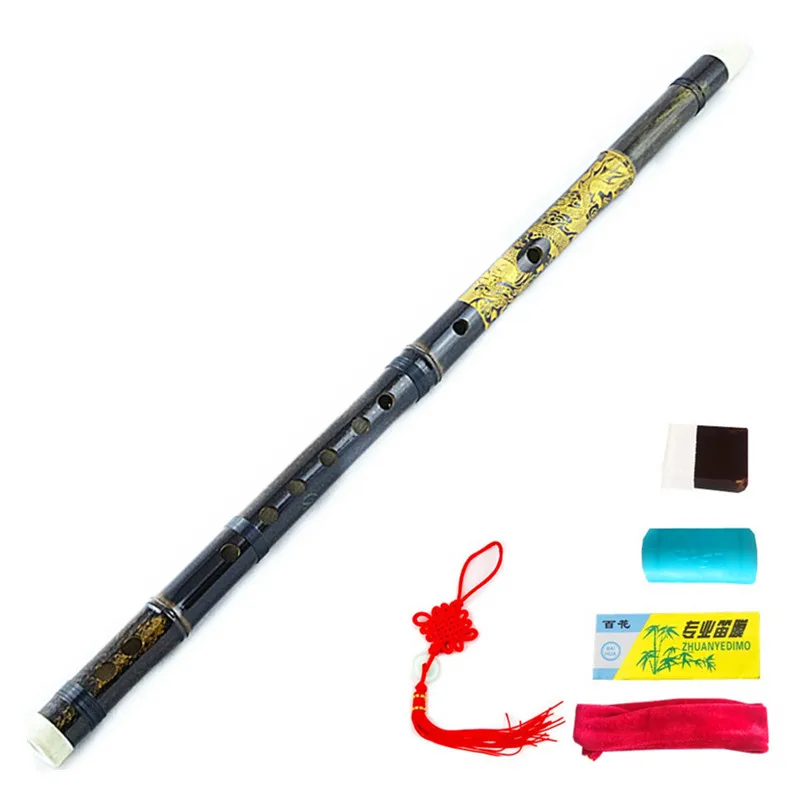 

Chinese Natural bamboo flute musical instruments dizi C/D/E/F/G Key pan hulusi Professional flauta buy one send 5 accessories