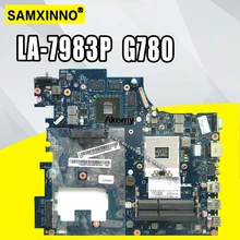 LA-7983P для lenovo Ideapad G780 для lenovo QIWG7 LA-7983P HM76 PGA989 DDR3 8 видео чипы Материнская плата Тест