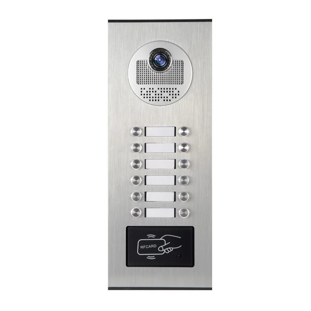 

700TVL CMOS Camera 12Key For Wired Intercom Video Door Phone With Access Control Function