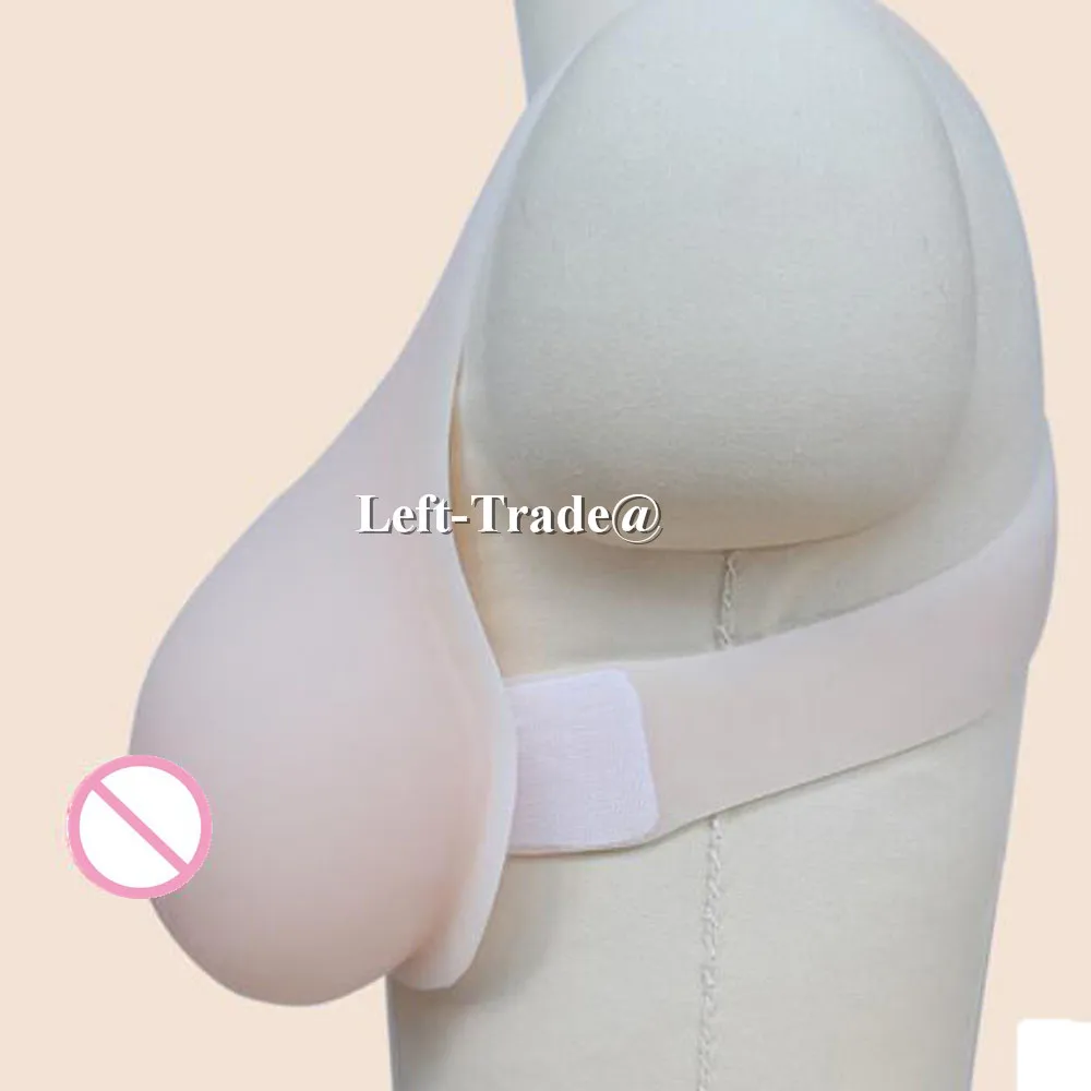 hot big F cup tansgender fake boobs movie props cosplay artificial silicone breast prosthesis