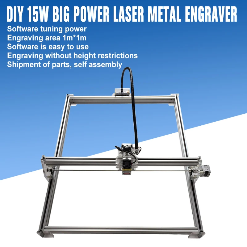 DIY 15w big power laser metal engraver