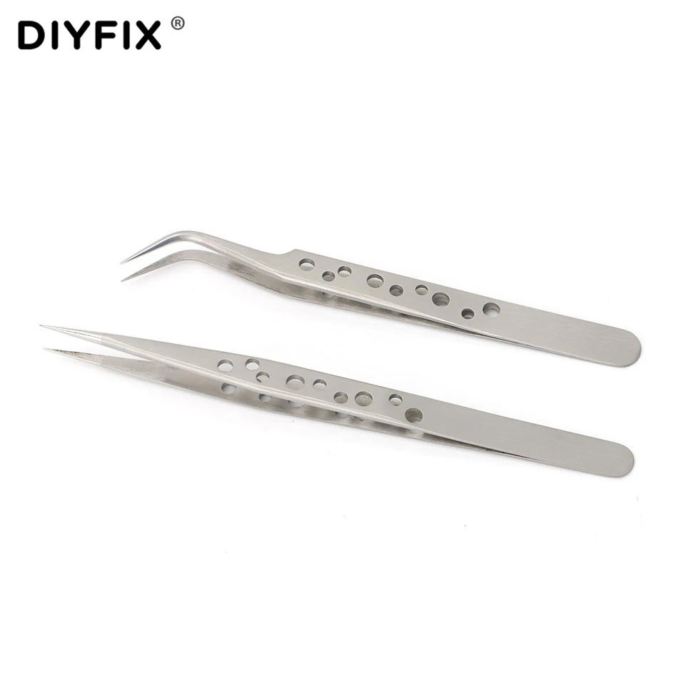 Anti-static Straight Curved Tweezers (5)