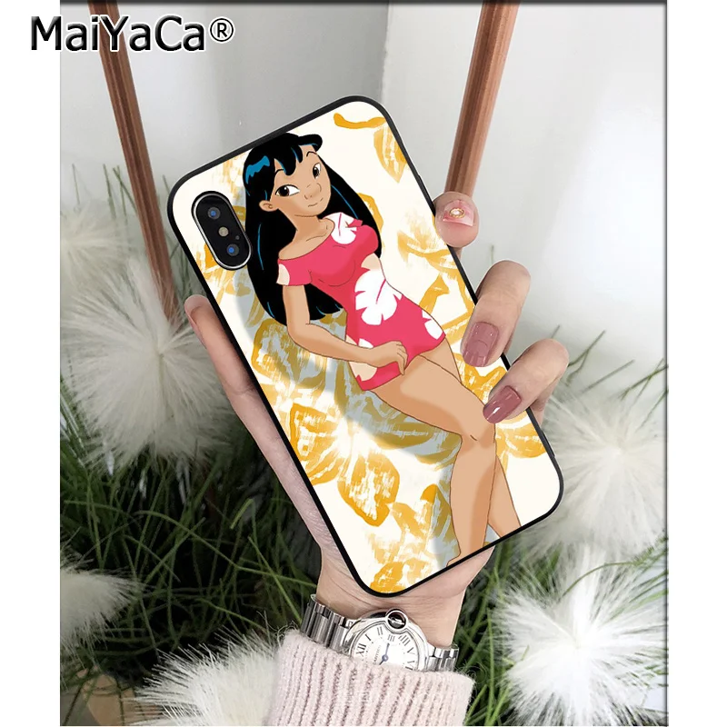 MaiYaCa мультфильм Лило Ститч клиент высокое качество чехол для телефона для Apple iPhone 8 7 6 6S Plus X XS MAX 5 5S SE XR Чехол для мобильного телефона - Цвет: A3