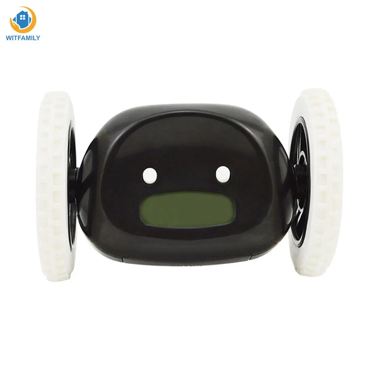 Runaway Running On Wheels Digital Lcd Alarm Clock Chase The Alarmin