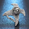 Norse Viking Odin's Ravens Pendant Brooch Pin Viking Nordic Talisman Lucky Jewelry ► Photo 3/5