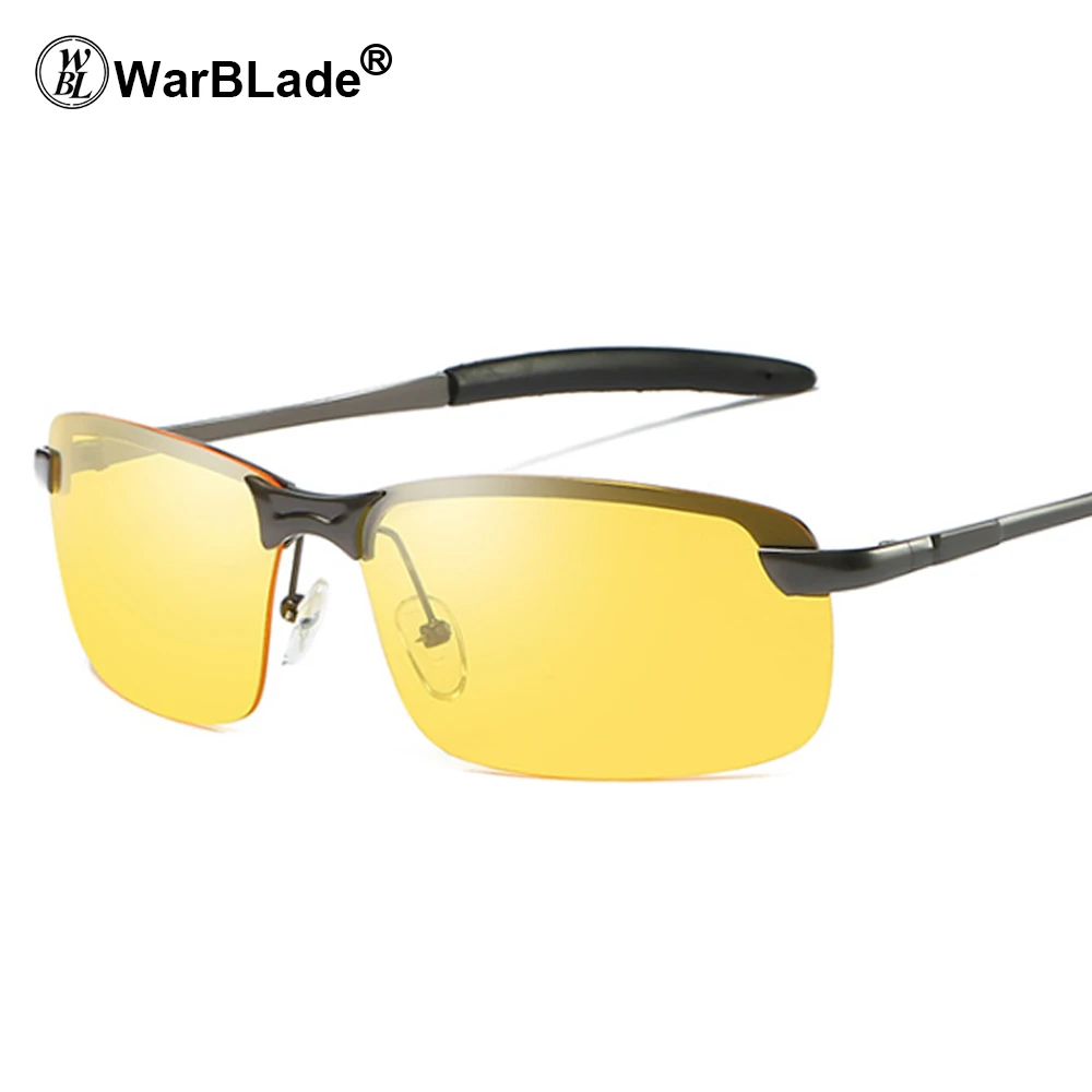 

WarBLade Hot Men's Aluminum-Magnesium Car Drivers Night Vision Goggles Anti-Glare Polarizer Sunglasses Polarized Driving Glasses